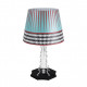 Lampada da tavolo in plexiglass con lampadina a LED di design Foulard
