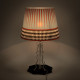 Lampada da tavolo in plexiglass con lampadina a LED di design Foulard