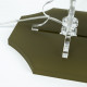 Lampada da tavolo in plexiglass con lampadina a LED di design Modern