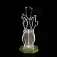 Lampada da tavolo in plexiglass dal design moderno con luce a LED