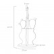 Lampada da tavolo in plexiglass dal design moderno con luce a LED