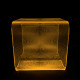 Lampada da tavolo media a LED struttura in plexiglass dal design moderno