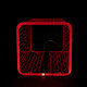 Lampada da tavolo media a LED struttura in plexiglass dal design moderno