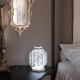 Lampada da tavolo media ricaricabile a LED in plexiglass dal design moderno