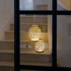 Lampada da tavolo media ricaricabile a LED in plexiglass dal design moderno
