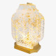 Lampada da tavolo media ricaricabile a LED in plexiglass dal design moderno