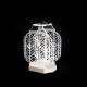 Lampada da tavolo piccola ricaricabile a LED in plexiglass dal design moderno