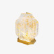 Lampada da tavolo piccola ricaricabile a LED in plexiglass dal design moderno