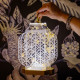 Lampada da tavolo piccola ricaricabile a LED in plexiglass dal design moderno