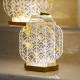Lampada da tavolo piccola ricaricabile a LED in plexiglass dal design moderno