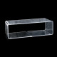 Lampada da terra a LED grande in plexiglas in stile moderno