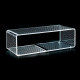 Lampada da terra a LED grande in plexiglas in stile moderno