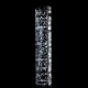 Lampada da terra a led struttura in plexiglas dal design moderno ed elegante