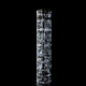 Lampada da terra a led struttura in plexiglas dal design moderno ed elegante