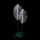 Lampada da terra in plexiglass dal design moderno con luce a LED