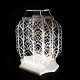 Lampada da terra ricaricabile a LED in plexiglass dal design moderno