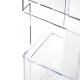Libreria da terra grande in stile moderno in plexiglass