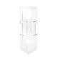Libreria da terra piccola in stile moderno in plexiglass
