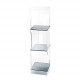 Libreria da terra piccola in stile moderno in plexiglass