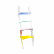 Libreria/Mobile Bagno con 4 ripiani in plexiglass in stile moderno