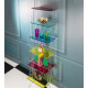 Libreria/Mobile Bagno con 6 ripiani in stile moderno in plexiglass