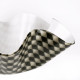 Portabottiglia/Centrotavola moderno grande in plexiglass decoro Foulard