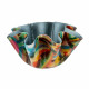 Portabottiglia/Centrotavola moderno piccolo in plexiglass decoro Rainbow