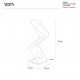 Portaombrelli dal design moderno con struttura in plexiglass