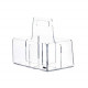 Portaposate grande in plexiglass dalle linee morbide e moderne