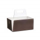 Portaposate grande in plexiglass dalle linee morbide e moderne