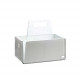 Portaposate grande in plexiglass dalle linee morbide e moderne