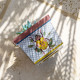 Portavaso piccolo in plexiglass di design moderno