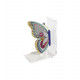 Reggilibri in plexiglass dal design elegante