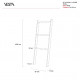 Scaletta piccola per asciugamani in plexiglass per bagno "Up&Down"
