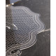 Set 2 pezzi sottopiatti in plexiglass dal design moderno ed elegante