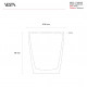 Set 6pz Tumbler di bicchieri bassi