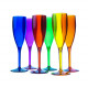 Set 6pz Tumbler di bicchieri calice Flut