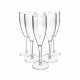 Set 6pz Tumbler di bicchieri calice Flut