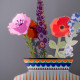 Fiore grande di petunia in plexiglass per vaso