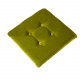 Sgabello in plexiglass dal design moderno con cuscino in poliestere sfoderabile