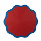 Set 2 pezzi Sottopiatti in PMMA dal design moderno a forma di fiore