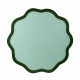 Set 2 pezzi Sottopiatti in PMMA dal design moderno a forma di fiore