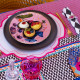 Set 2 pezzi Sottopiatti in PMMA dal design moderno in stile barocco