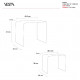 Tavolini da salotto in plexiglass Set 2pz
