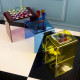 Tavolini da salotto in plexiglass set 3pz