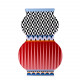 Vaso grande in plexiglass dal design moderno con decoro Marocco