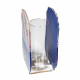 Vaso piccolo in vetro con copertura in plexiglass