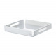 Vassoio quadrato mini in plexiglass dal design moderno ed elegante
