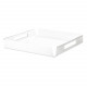 Vassoio quadrato piccolo in plexiglass dal design moderno ed elegante