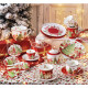 Set 2 strofinacci a nido d'ape in tessuto